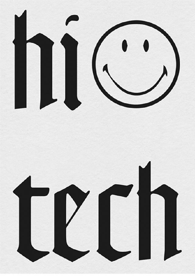 Hi tech smiley